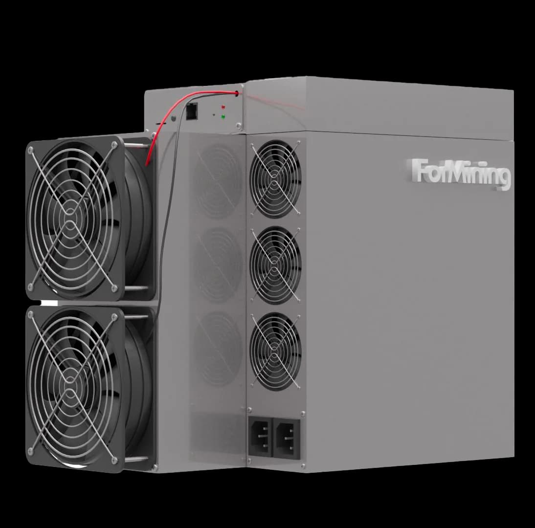 Machines de minage dans une ferme ForMining